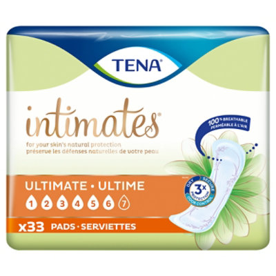 TENA Intimates Pads Ultimate Regular - 33 Count