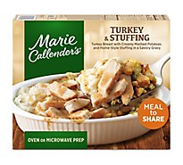 Marie Callender's Meal For Two Multi Serve Turkey & Stuffing Frozen Dinner - 24 Oz