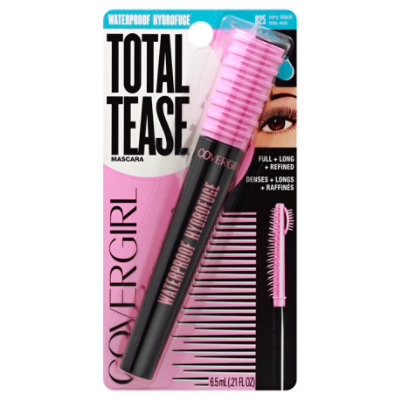 COVERGIRL Total Tease Masc Wp Very Black - 0.096 Oz