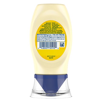 Hellmanns Mayonnaise Real Squeeze Bottle - 5.5 Oz - Image 6