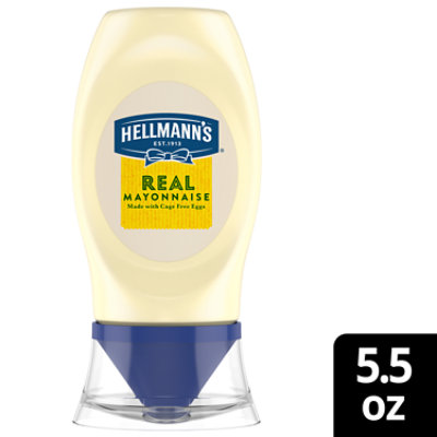 Hellmanns Mayonnaise Real Squeeze Bottle - 5.5 Oz - Image 1