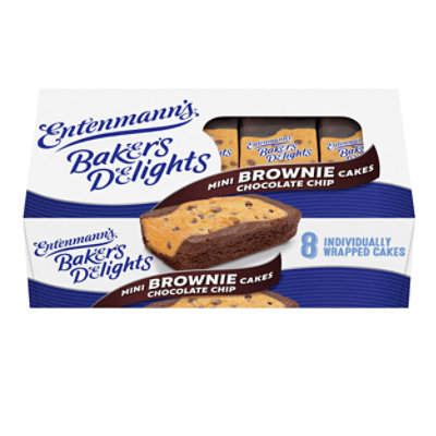 Entenmann's Minis Brownie Chocolate Chip Cakes - 12.25 Oz - Jewelosco