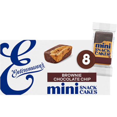 Entenmann's Minis Brownie Chocolate Chip Cakes - 12.25 Oz