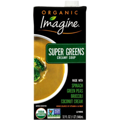 Imagine Organic Soup Creamy Super Greens - 32 Fl. Oz. - Image 2
