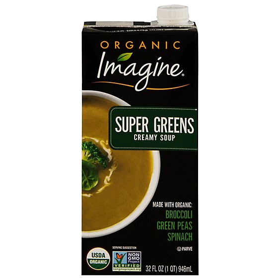 Imagine Organic Soup Creamy Super Greens - 32 Fl. Oz.