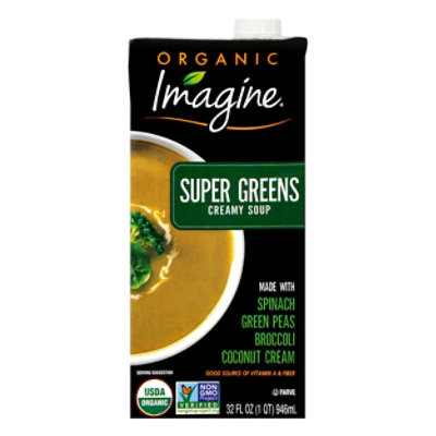 Imagine Organic Soup Creamy Super Greens - 32 Fl. Oz.