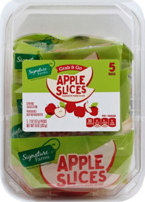 Signature Farms Apple Slices Multipack - 5-2 Oz