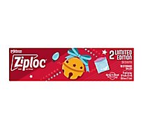 Ziploc Holiday Limited Edition Festive Designs Reusable Storage Gallon Bags - 19 Count