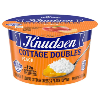Knudsen Cottage Cheese Double Peach - 4.7 Oz - Image 2