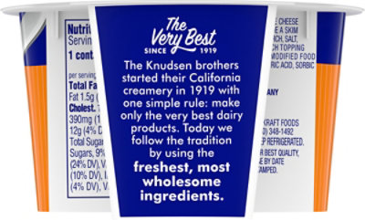 Knudsen Cottage Cheese Double Peach - 4.7 Oz - Image 5