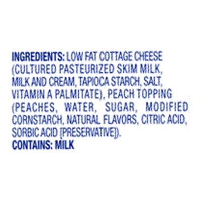 Knudsen Cottage Cheese Double Peach - 4.7 Oz - Image 4