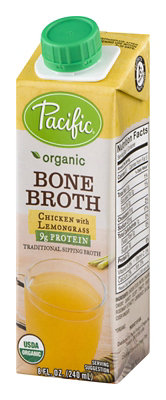 Pacific Organic Bone Broth Chicken With Lemongrass - 8 Fl. Oz. - Image 4