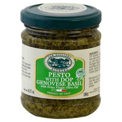 San Giuliano Pesto with Dop Genovese Basil Jar - 6.35 Oz