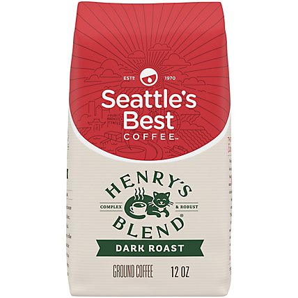Seattles Best Coffee Coffee Ground Medium Roast Henrys Blend - 12 Oz - Image 2