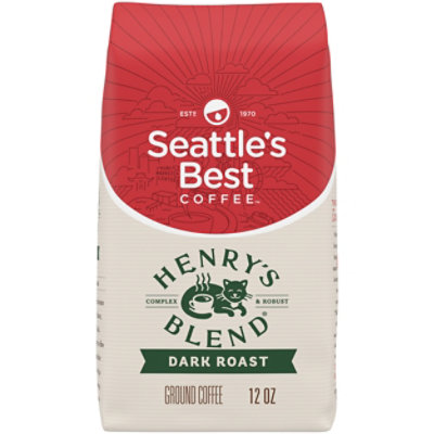 Seattles Best Coffee Coffee Ground Medium Roast Henrys Blend - 12 Oz