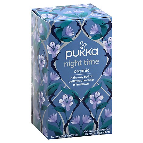 Pukka Herbal Tea Organic Night Time - 20 Count