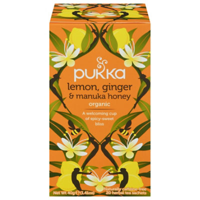 Pukka Herbal Tea Organic Lemon Ginger & Manuka Honey - 20 Count - Image 3