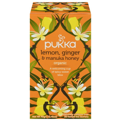 Pukka Herbal Tea Organic Three Ginger - 20 Count - Safeway