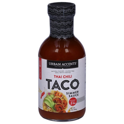 Urban Accents Simmer Sauce Taco Thai Chili Spicy - 14.3 Oz - Image 3