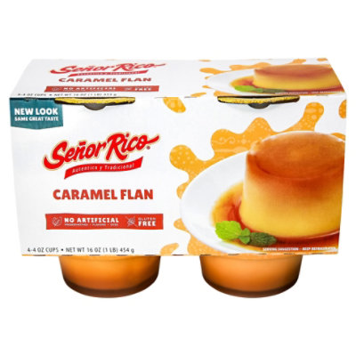 Senor Rico Caramel Flan - 4-4 Oz - Image 3