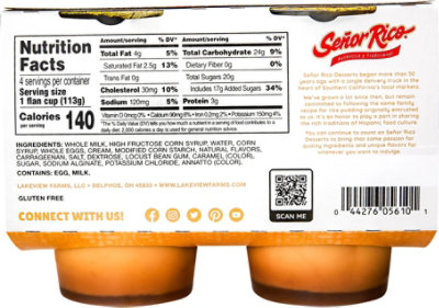 Senor Rico Caramel Flan - 4-4 Oz - Image 6