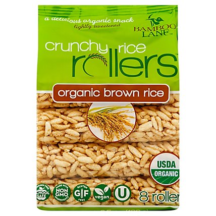 Bamboo Lane Crunchy Rice Rollers Organic - 3.5 Oz - Image 1