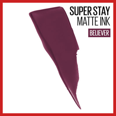 Maybelline Super Stay Matte Ink Believer Liquid Lipstick - 0.17 Oz - Image 4