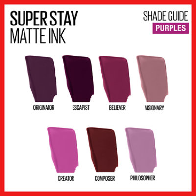 Maybelline Super Stay Matte Ink Believer Liquid Lipstick - 0.17 Oz - Image 5