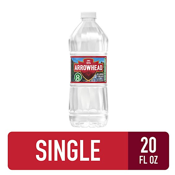 Arrowhead No Flavor Mountain Spring Water In Bottle - 20 Oz
