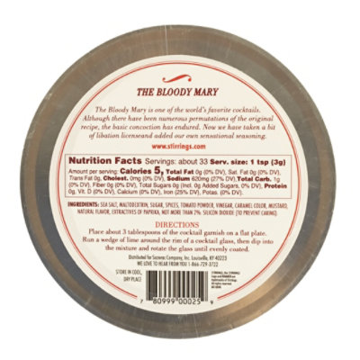 Stirrings Rimmer Bloody Mary - 3.5 Oz - Image 3
