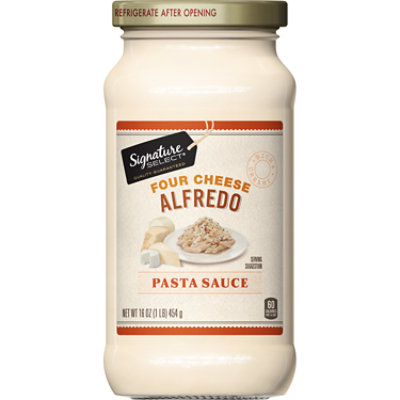 Signature SELECT Alfredo Four Cheese Pasta Sauce - 16 Oz