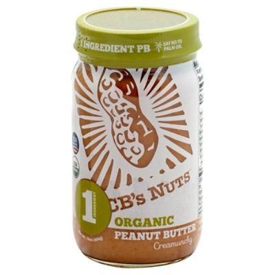 CBs Nuts Organic Creamunchy Peanut Butter - 16 Oz - Image 1