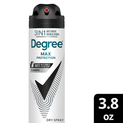 Degree Men Black + White Antiperspirant Deodorant Dry Spray - 3.8 Oz - Image 2