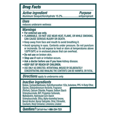 Degree Men Black + White Antiperspirant Deodorant Dry Spray - 3.8 Oz - Image 4