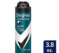 Degree Men Black + White Antiperspirant Deodorant Dry Spray - 3.8 Oz