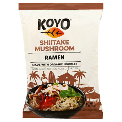 Koyo Ramen Mushroom Made With Organic Noodles - 2 Oz - Image 2