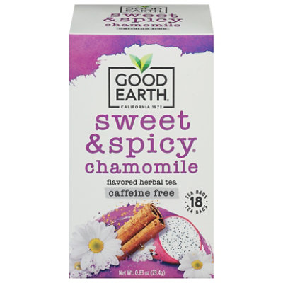 Good Earth Teas Sweet & Spicy Goodnight Tea Caffeine Free 18 Count - 0.83 Oz