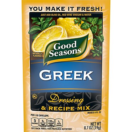 Good Seasons Greek Dressing & Recipe Seasoning Mix Packet - 0.7 Oz - Image 3