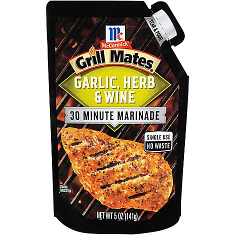 McCormick Grill Mates Garlic - Herb & Wine 30 Minute Marinade - 5 Oz
