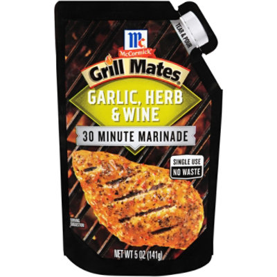 McCormick Grill Mates Garlic - Herb & Wine 30 Minute Marinade - 5 Oz