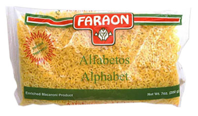 Faraon Pasta Alfabetos Pack - 7 Oz