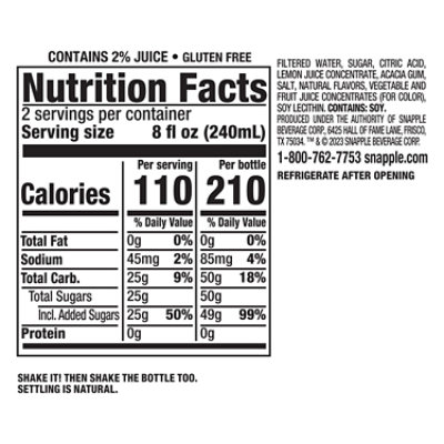 Snapple Pink Lemonade Juice Drink - 16 Fl. Oz. - Image 4