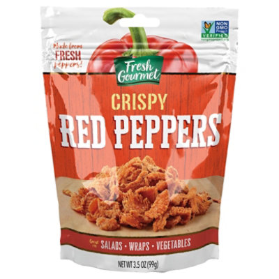 Fresh Gourmet Crispy Red Peppers - 3.5 Oz