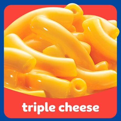 Kraft Triple Cheese Mac & Cheese Macaroni and Cheese Dinner Big Dinner - 4.1 Oz - Image 4