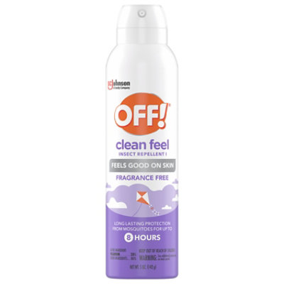 OFF! Clean Feel Long Lasting Protection Everyday Use Picaridin Mosquito Repellent Aerosol - 5 Oz - Image 1