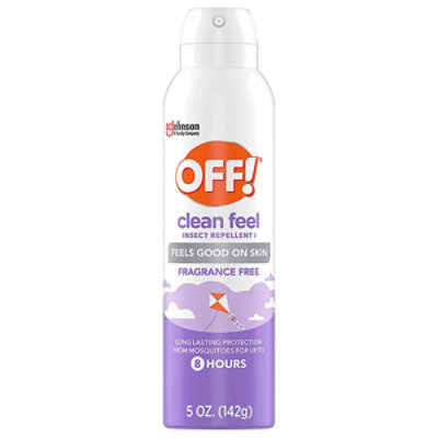 OFF! Clean Feel Long Lasting Protection Everyday Use Picaridin Mosquito Repellent Aerosol - 5 Oz - Image 2