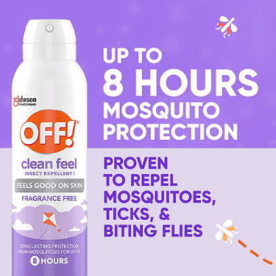 OFF! Clean Feel Long Lasting Protection Everyday Use Picaridin Mosquito Repellent Aerosol - 5 Oz - Image 4