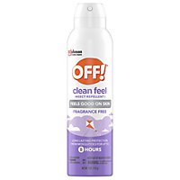 OFF! Clean Feel Long Lasting Protection Everyday Use Picaridin Mosquito Repellent Aerosol - 5 Oz - Image 1