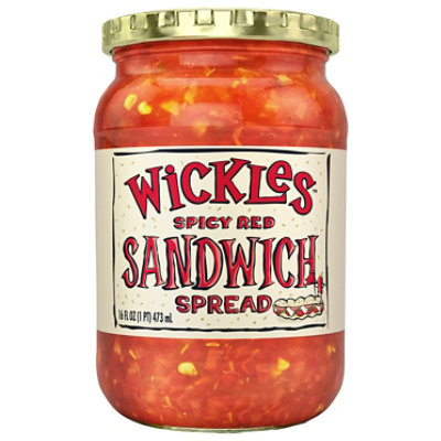 Wickles Sandwich Sprd Spicy Red - 16 Oz - Image 1