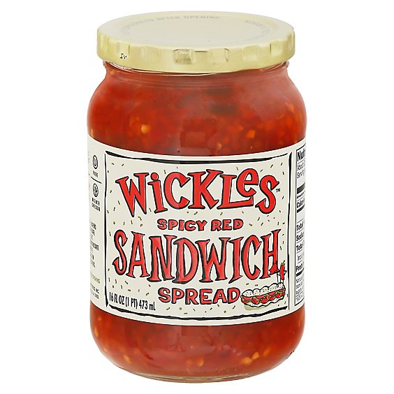 Wickles Sandwich Sprd Spicy Red - 16 Oz